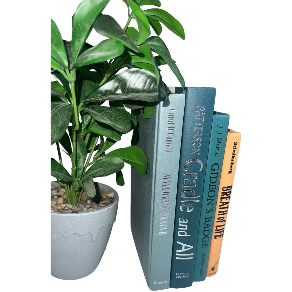 Books Decor Stack, citrus colors